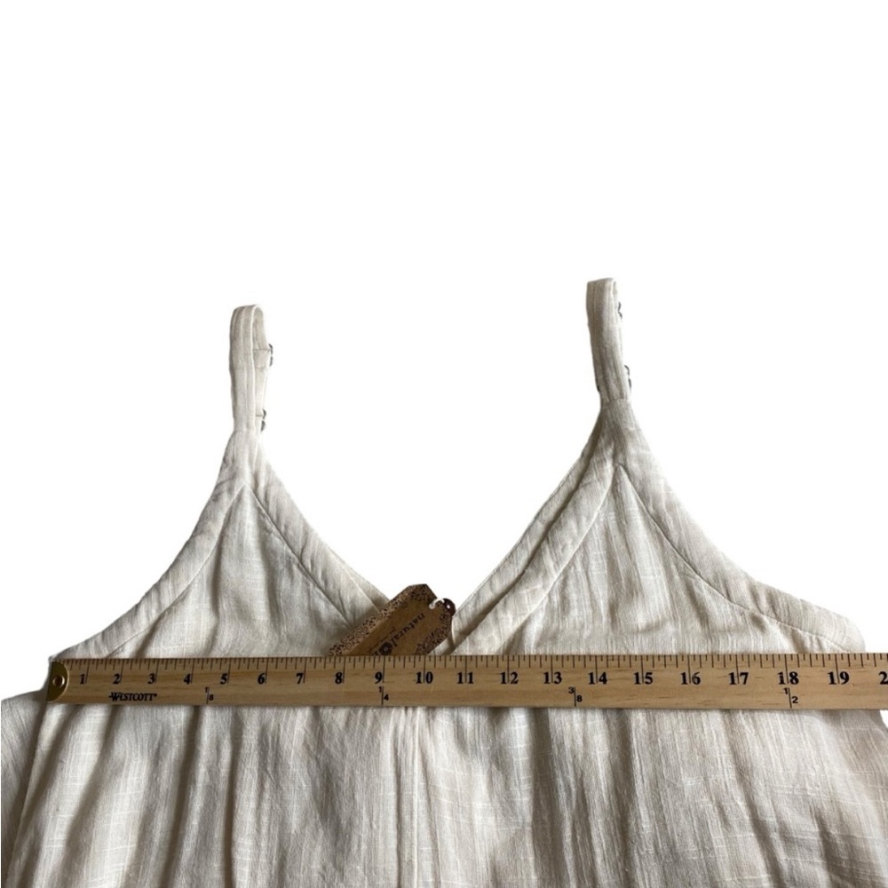 NWT NATURAL LIFE Chelsea jumpsuit bone ivory size medium - Picture 10 of 10